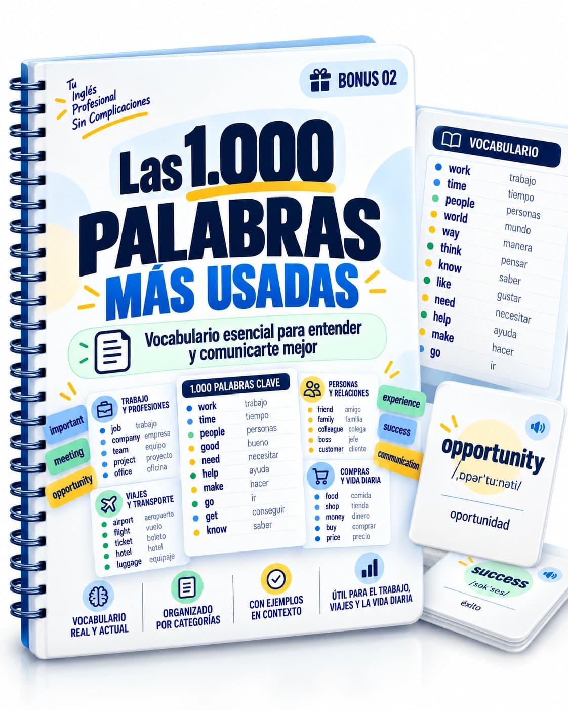 Bono 2: Las 1.000 Palabras Más Usadas
